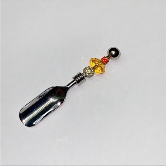 Stainless Steel Beaded Mini Scoop - Picture 6 of 8